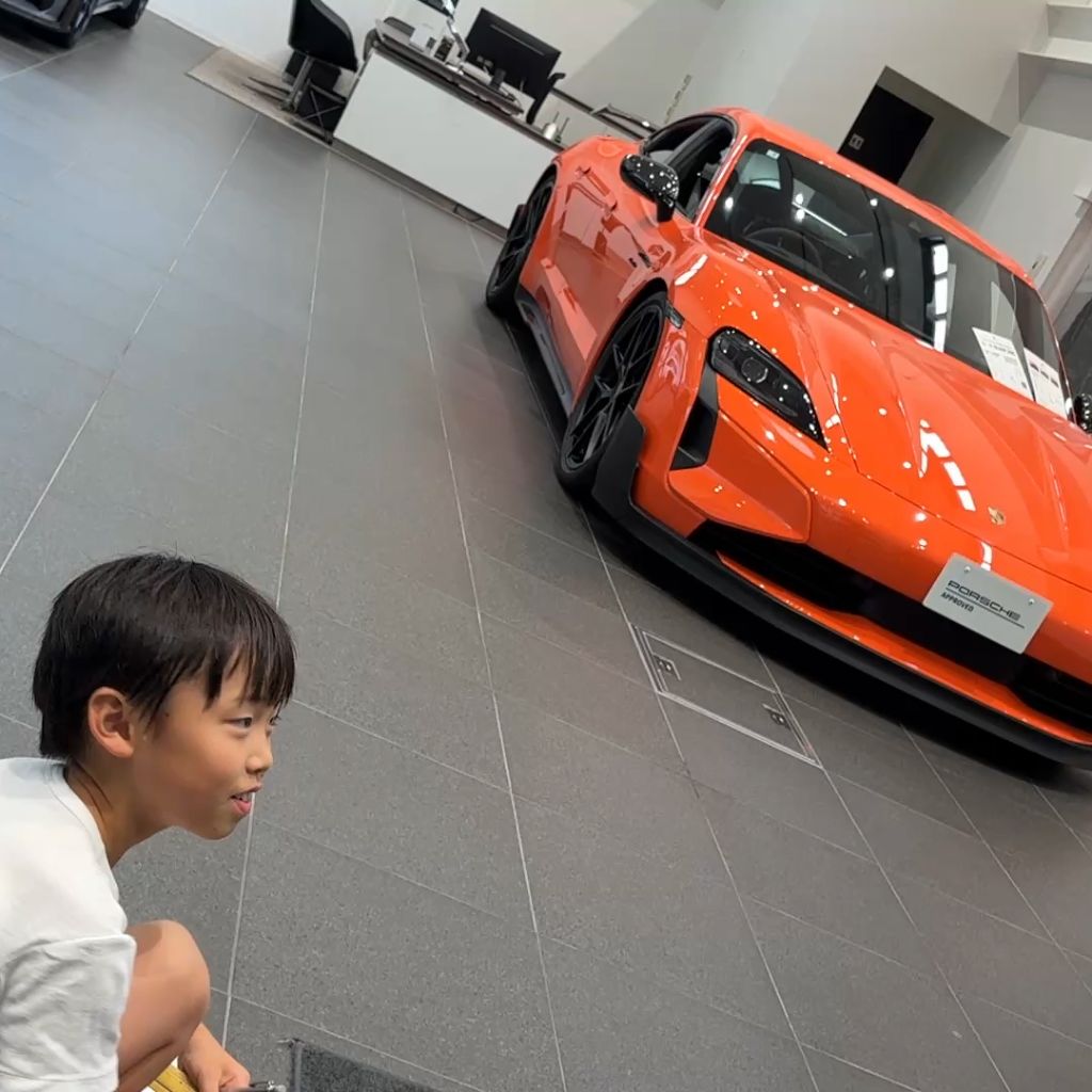 YugenK with Porsche Taycan